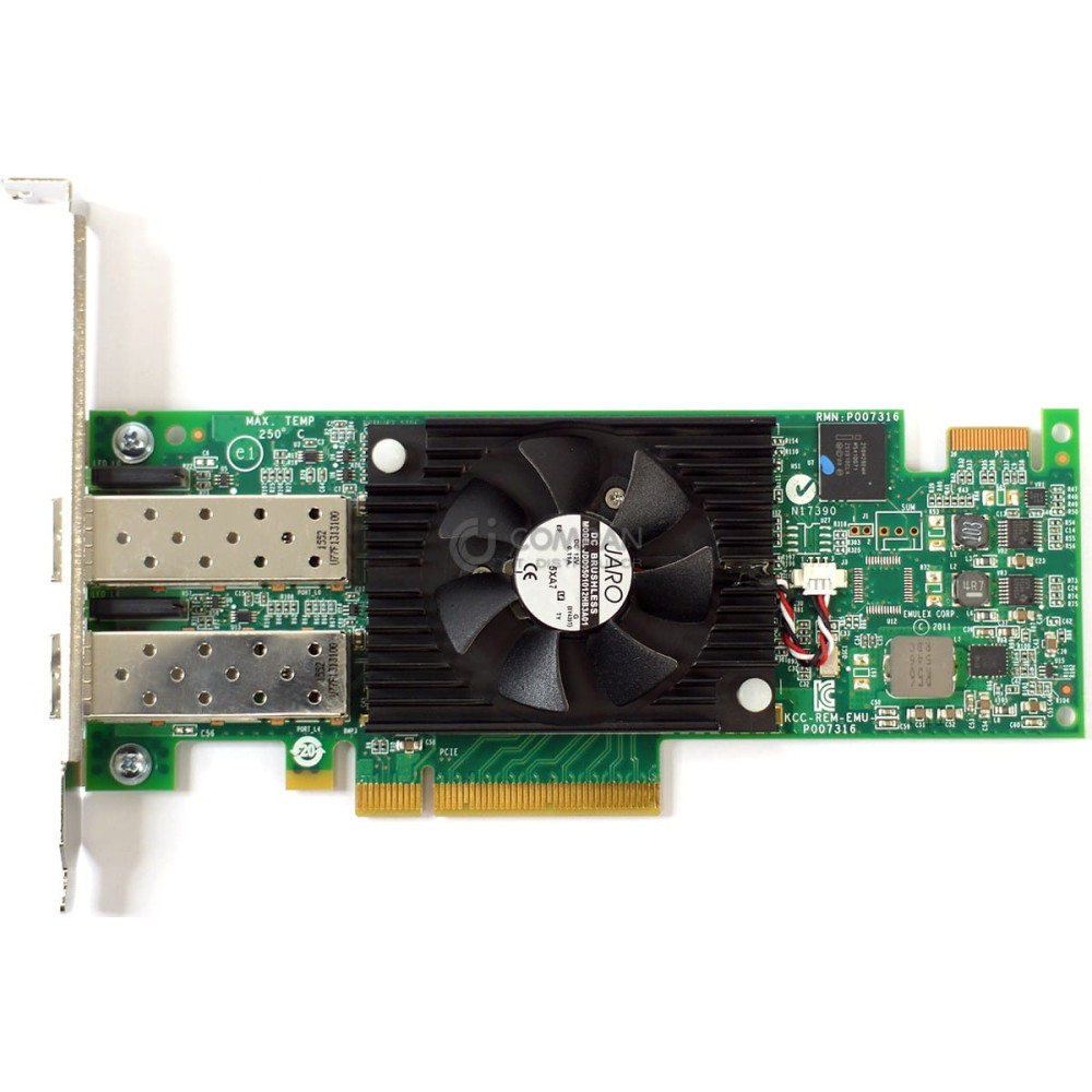 F3VJ6 DELL DUAL PORT 16GB SFP+ FC EMULEX LPE16002 ADAPTER